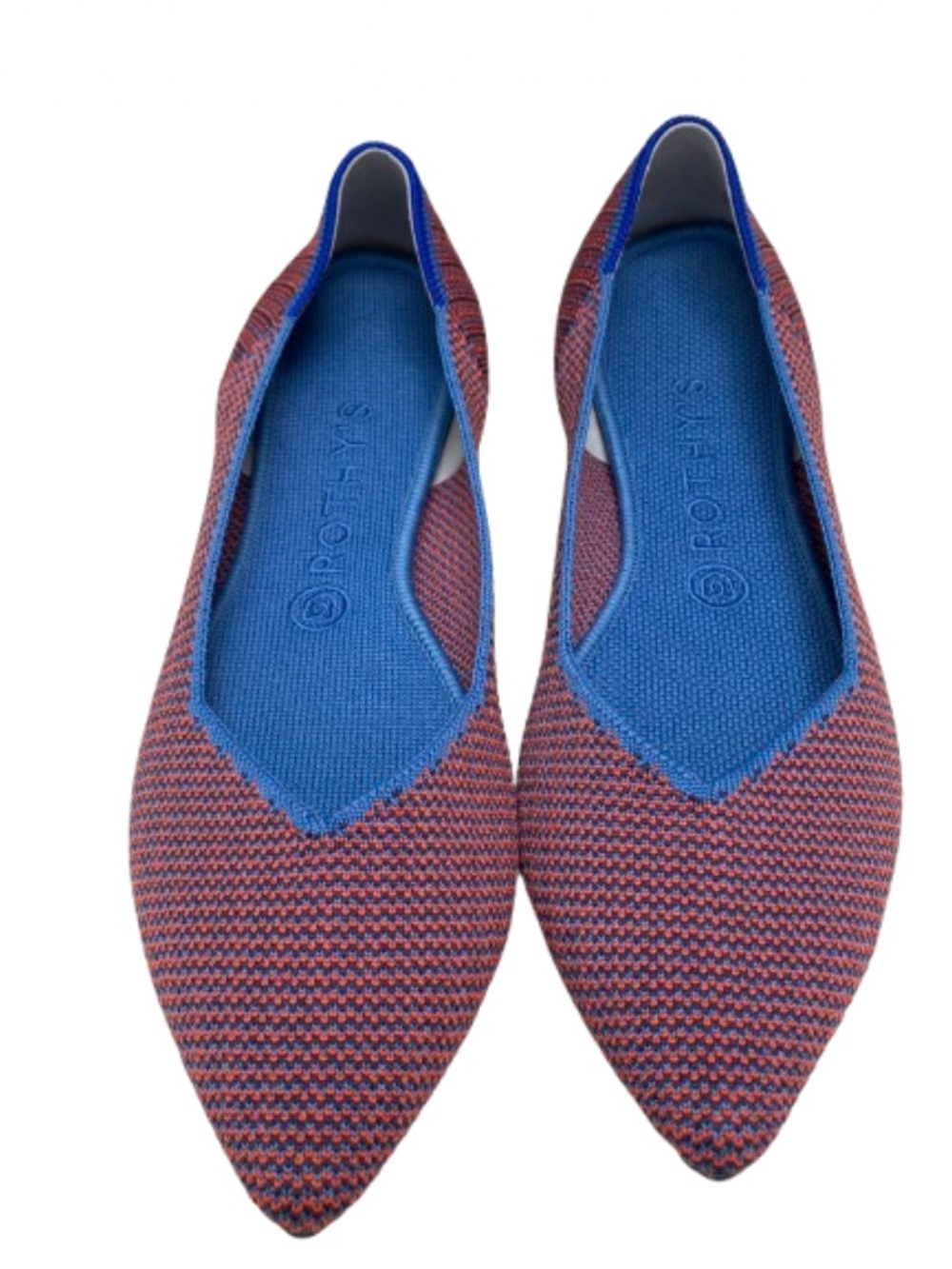 ✨NWOB✨ Rothy’s The Point in Tangerine Triple Stitch Size 10